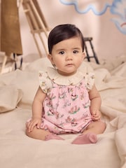 Pink Floral Printed - Macacão de bebê em jersey - Imagem 6 de 12