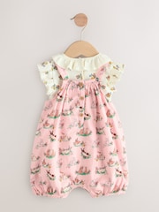 Pink Floral Printed - Macacão de bebê em jersey - Imagem 8 de 12