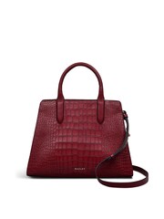 Czerwony - Radley London Medium Glasshouse Faux Croc Effect Grab Multiway Bag - Image 1 of 5
