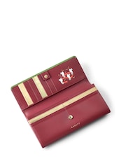 Radley London Large Red 12 Days Of Christmas Flapover Matinee Purse - Image 3 of 4
