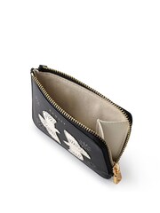 Radley London Two Turtle Doves Medium Ziptop Black Card Holder - Image 3 of 3