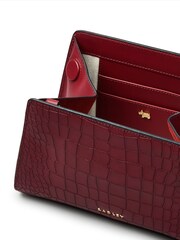 Radley London Small Glasshouse Faux Croc Effect Open Top Cross-Body Bag - Image 3 of 5
