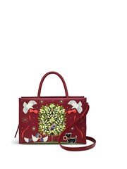 Radley London Medium Red 12 Days Of Christmas Ziptop Multiway Bag - Image 1 of 4
