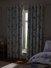 Затемневые шторы с цветочным принтом и люверсами Spring Meadow - Image 4 of 7