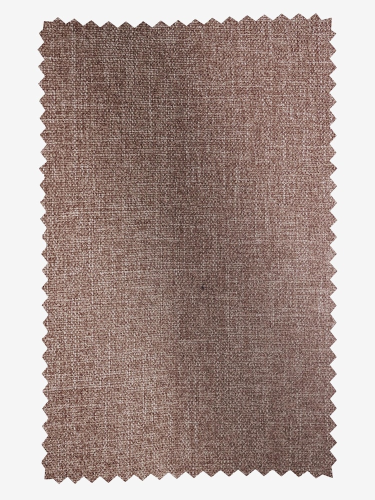 Mink Brown Premium Chenille Heavyweight Eyelet Lined Curtains - Image 6 of 6 Mink Brown Premium Chenille Heavyweight Eyelet Lined Curtains - Image 6 of 6