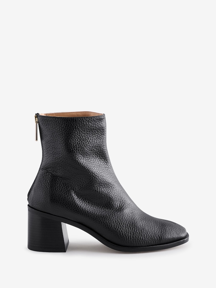 LK Bennett Camila Front Seam Casual Black Boots - Bild 1 von 1