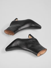 LK Bennett Margaux Blunt Toe Black Boots - Image 3 of 4