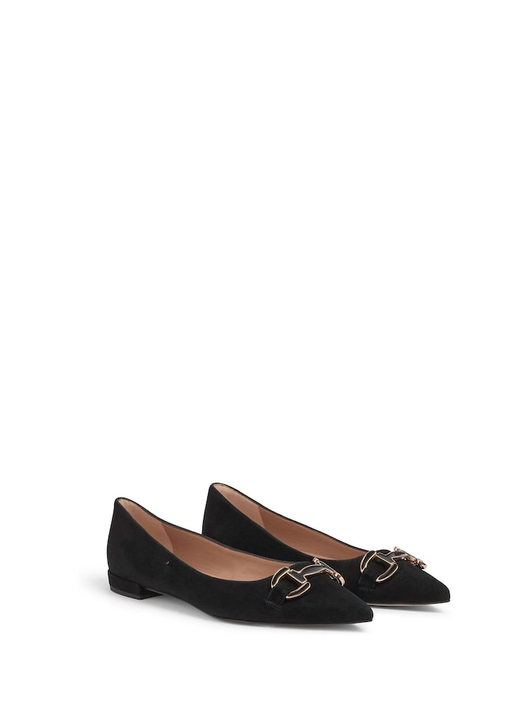 LK Bennett Natalya Snaffle Črna Flat - Slika 2 iz 4
