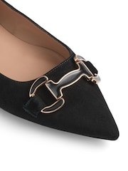 LK Bennett Natalya Snaffle Črna Flat - Slika 4 iz 4