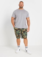 BadRhino Big & Tall Green Camo Cargo Shorts - Image 2 of 4