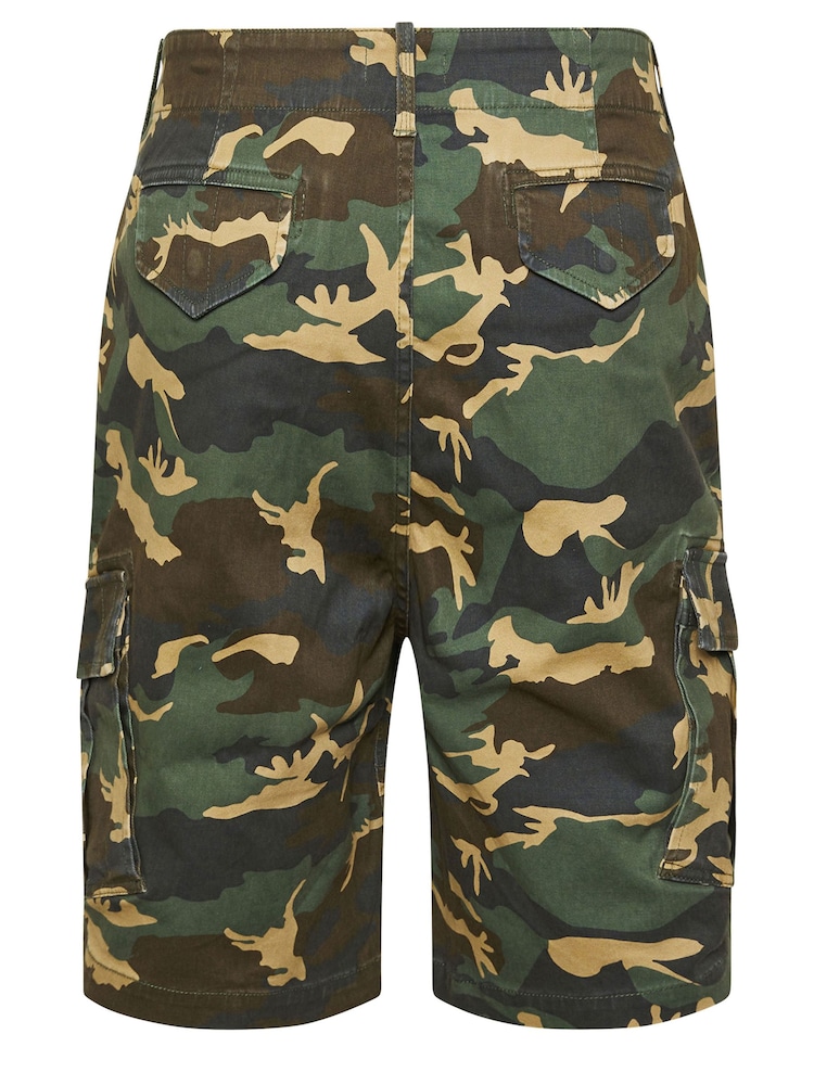 Pantalones cortos estilo cargo de camuflaje de BadRhino Big & Tall - Imagen 4 de 4 Pantalones cortos estilo cargo de camuflaje de BadRhino Big & Tall - Imagen 4 de 4