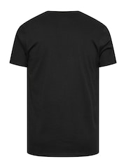 BadRhino Big & Tall Black 100% Cotton Fading Skull T-Shirt - Image 3 of 3