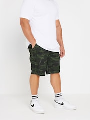 BadRhino Big & Tall Green Camo Cargo Shorts - Image 2 of 4