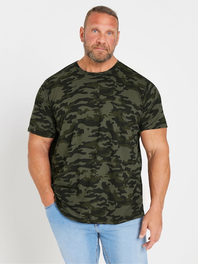 BadRhino Big & Tall 100% Cotton Camo T-Shirt - Image 1 of 3