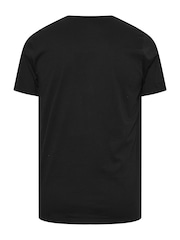 BadRhino Big & Tall Black 100% Cotton Big Snake Effect T-Shirt - Image 3 of 3