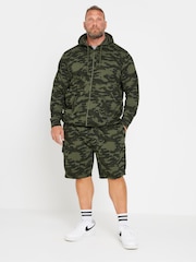 BadRhino Big & Tall Green Camo Zip Thru Jacket - Image 2 of 4