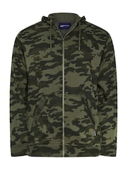 BadRhino Big & Tall Green Camo Zip Thru Jacket - Image 3 of 4