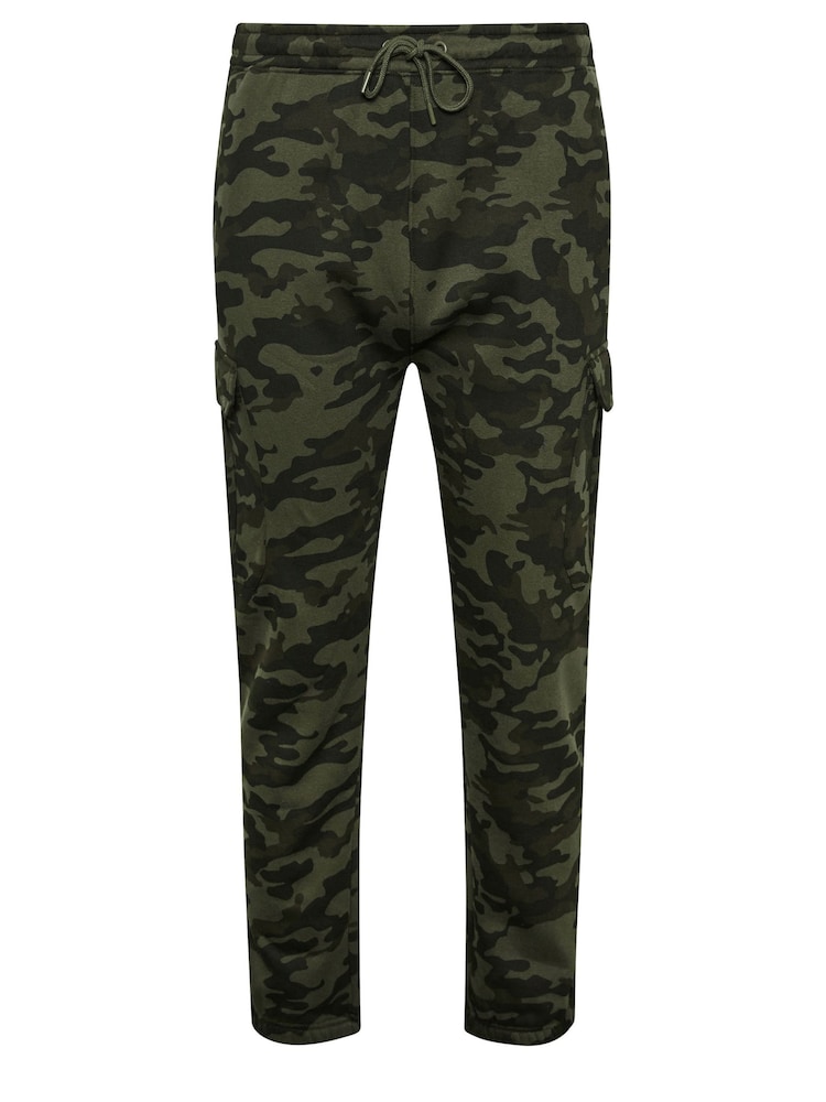 BadRhino Big & Tall Green Camo Cargo Joggers - Image 3 of 4
