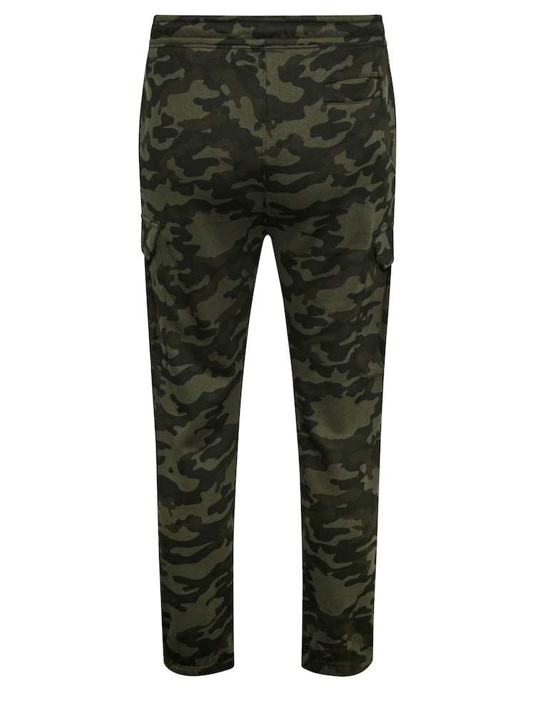 BadRhino Big & Tall Green Camo Cargo Joggers - Image 4 of 4