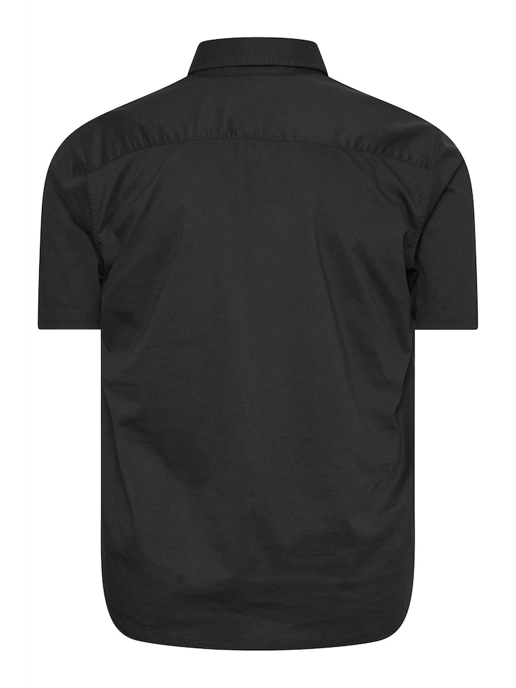 BadRhino Big & Tall Black Stretch Short Sleeve Shirt - Image 3 of 3