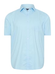 BadRhino Big & Tall Blue Stretch Short Sleeve Shirt - Image 2 of 3