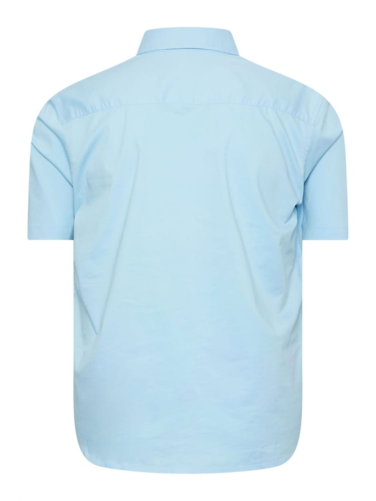 BadRhino Big & Tall Blue Stretch Short Sleeve Shirt - Image 3 of 3