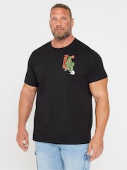 BadRhino Big & Tall Black 100% Cotton Arizonia Graphic T-Shirt - Image 1 of 4