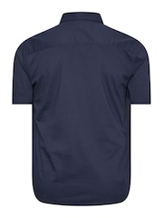 BadRhino Big & Tall Blue Stretch Short Sleeve Shirt - Image 3 of 3