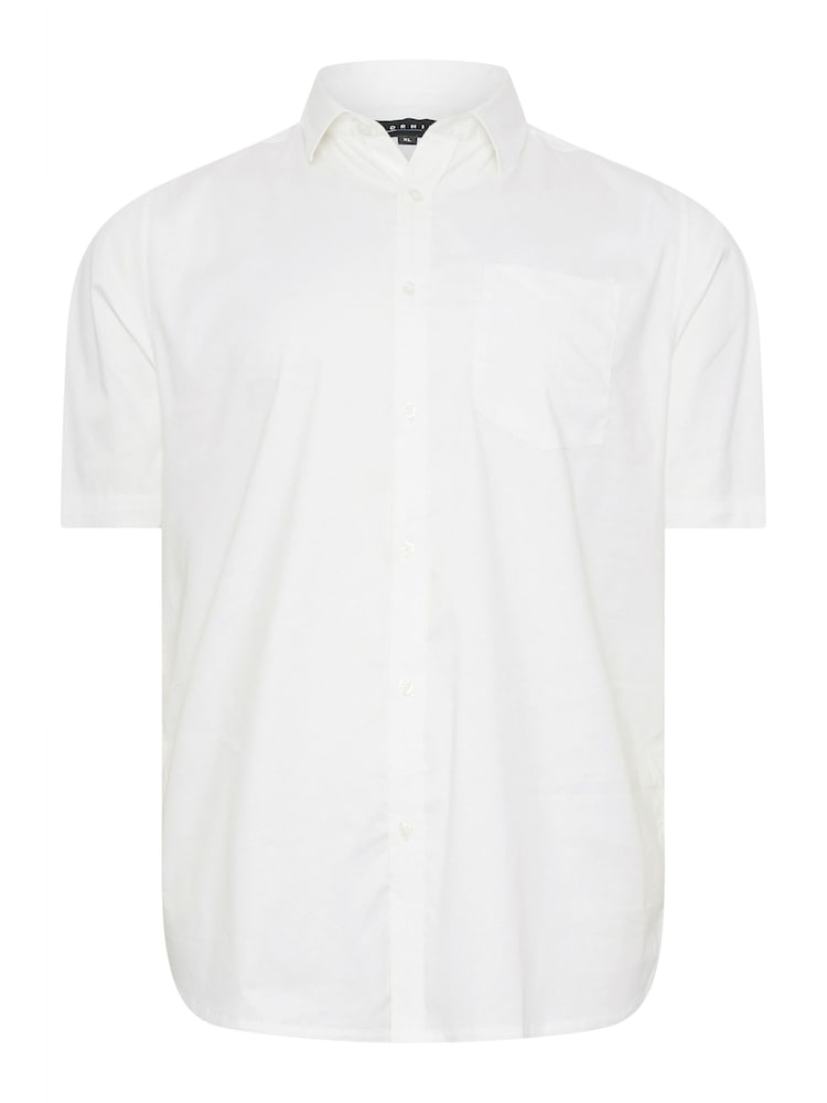 BadRhino Big & Tall White Stretch Short Sleeve Shirt - Image 2 of 3