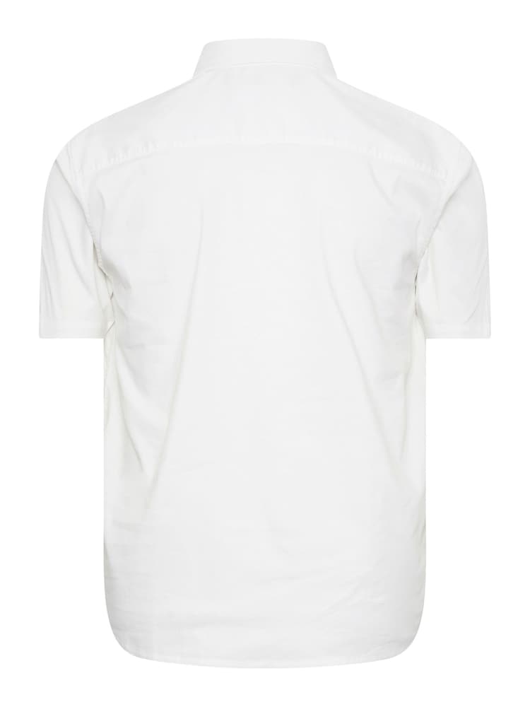 BadRhino Big & Tall White Stretch Short Sleeve Shirt - Image 3 of 3