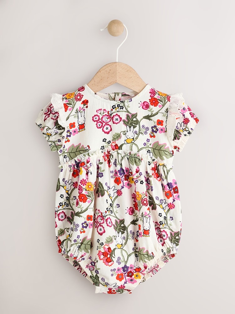Večkrat natisnjeno - Bombažni pajac za dojenčke Cath Kidston Miffy - Slika 1 iz 8 Večkrat natisnjeno - Bombažni pajac za dojenčke Cath Kidston Miffy - Slika 1 iz 8