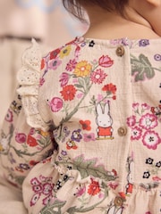 Večkrat natisnjeno - 100% Cotton Miffy Baby Romper - Slika 4 iz 5