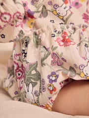 Večkrat natisnjeno - 100% Cotton Miffy Baby Romper - Slika 5 iz 5