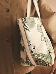 Verde cu flori - Geanta de plaja Cath Kidston - Imaginea 4 din 5