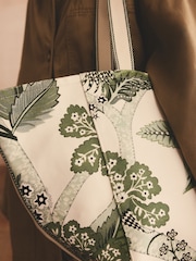 Verde cu flori - Geanta de plaja Cath Kidston - Imaginea 5 din 5