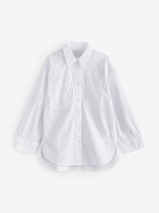 White Poplin Relax Blouse - Image 1 of 1