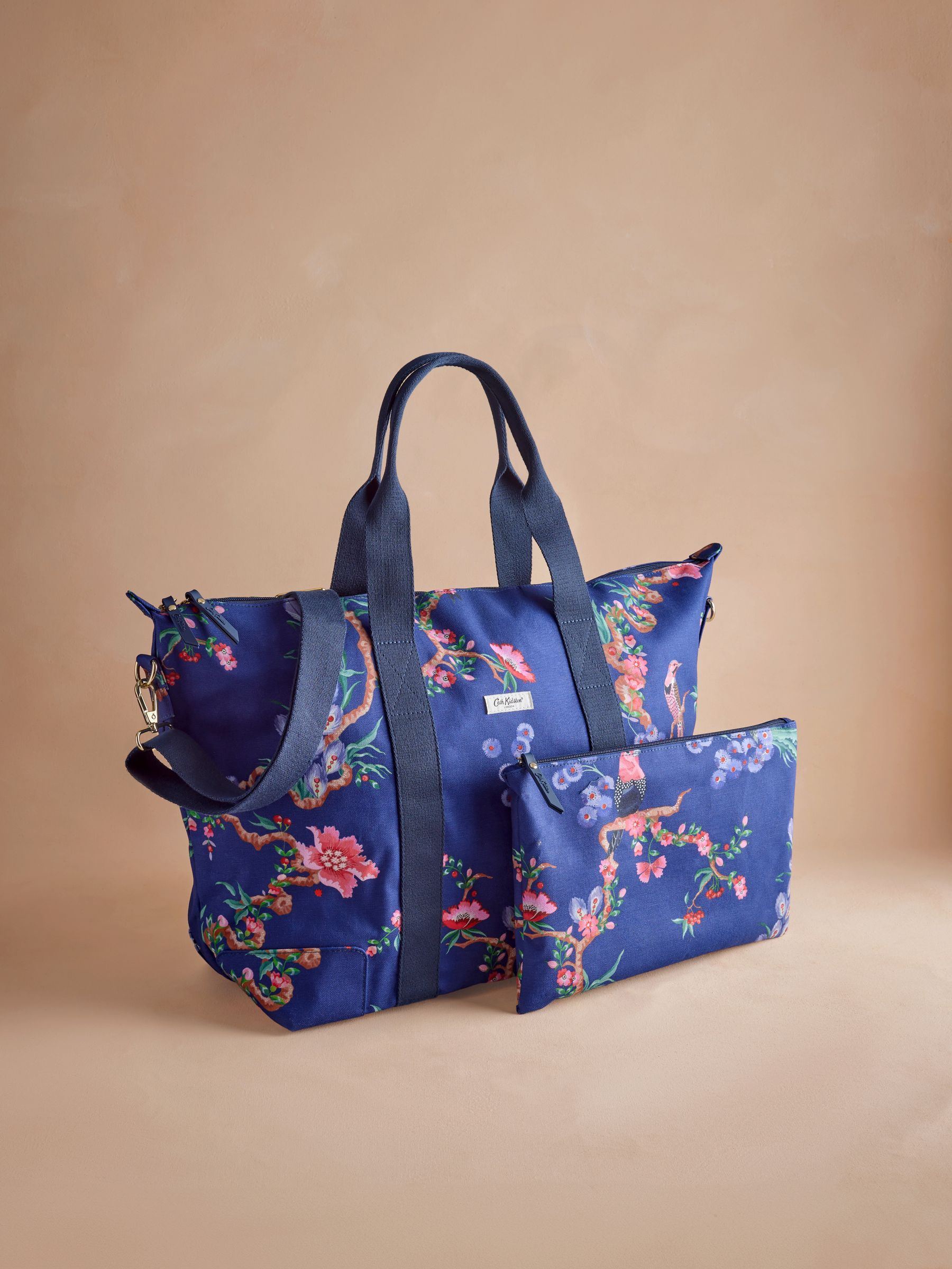 Buy Cath Kidston Navy Birds Overnight Bag from the Next UK online shop