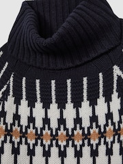 Reiss Navy Emma Wool-Blend Jumper - Image 6 of 6