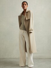 Reiss Sage Brady Jersey V-Neck Top - Image 3 of 6