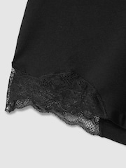 Reiss Demi Lace-Trimmed Jersey Shorts with Cotton and Modal - Image 5 of 5