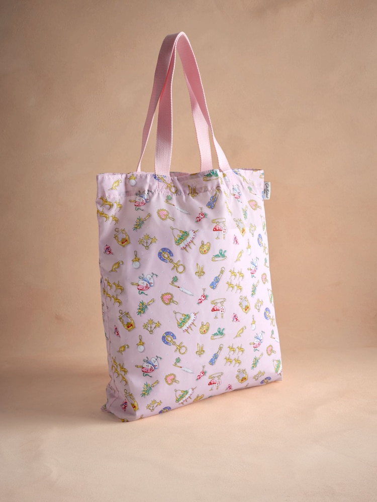 Cath Kidston Pink Charmed Foldaway Tote Bag - Image 1 of 4