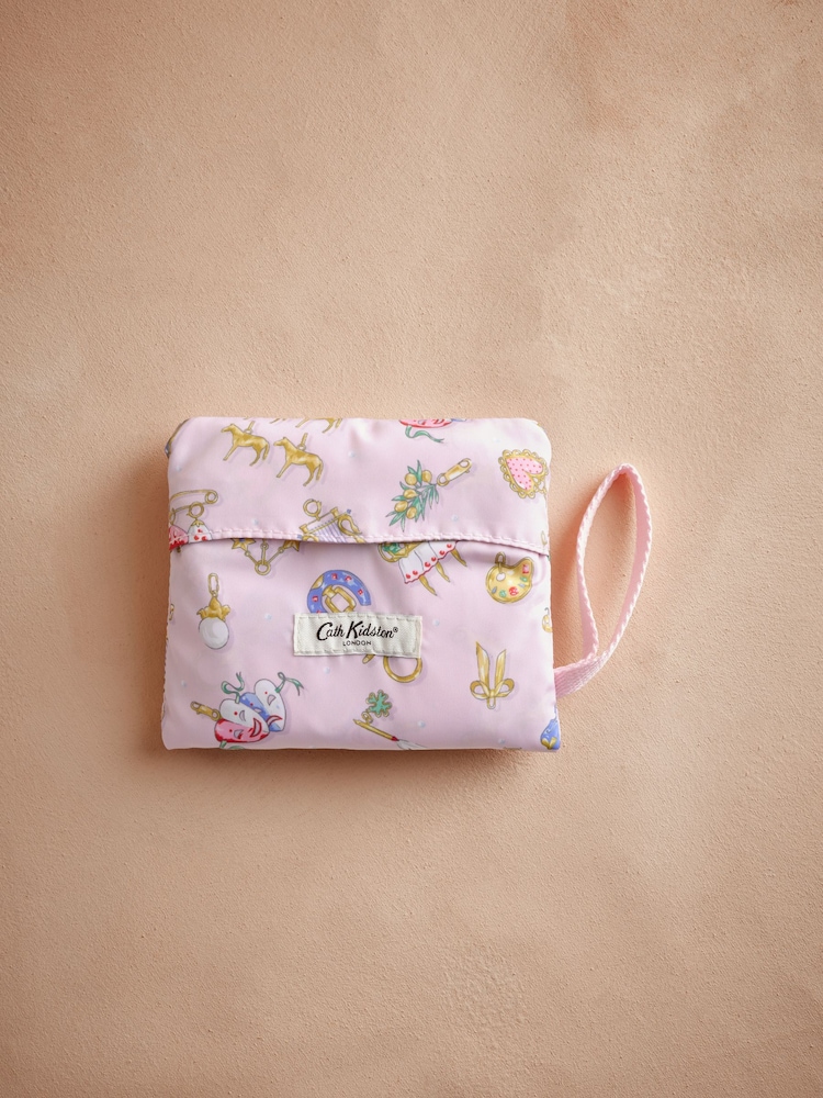Cath Kidston Pink Charmed Foldaway Tote Bag - Image 4 of 4