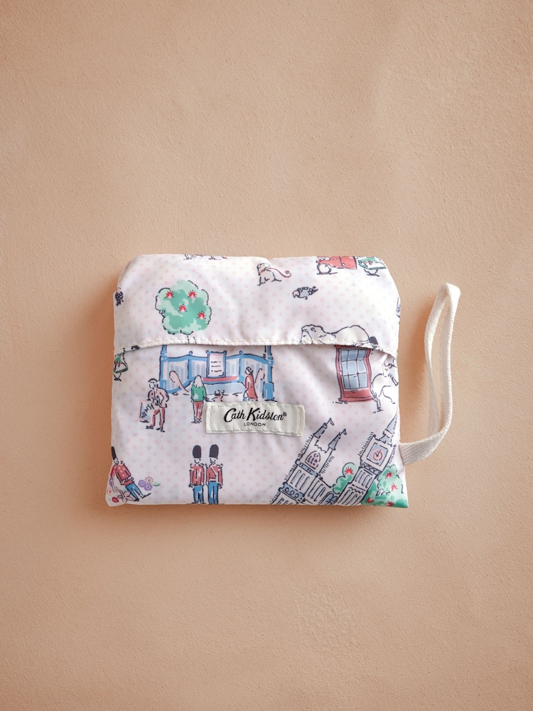 Cath Kidston Ecru Lovely London Foldaway Tote Bag - Image 4 of 4