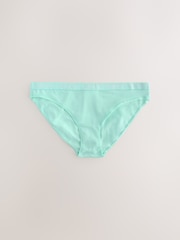 Pastel High Leg Logo Knickers 4 Pack - Image 2 of 7