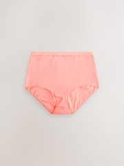 Pastel Tone Full Brief Logo Knickers 4 Pack - Image 7 of 12