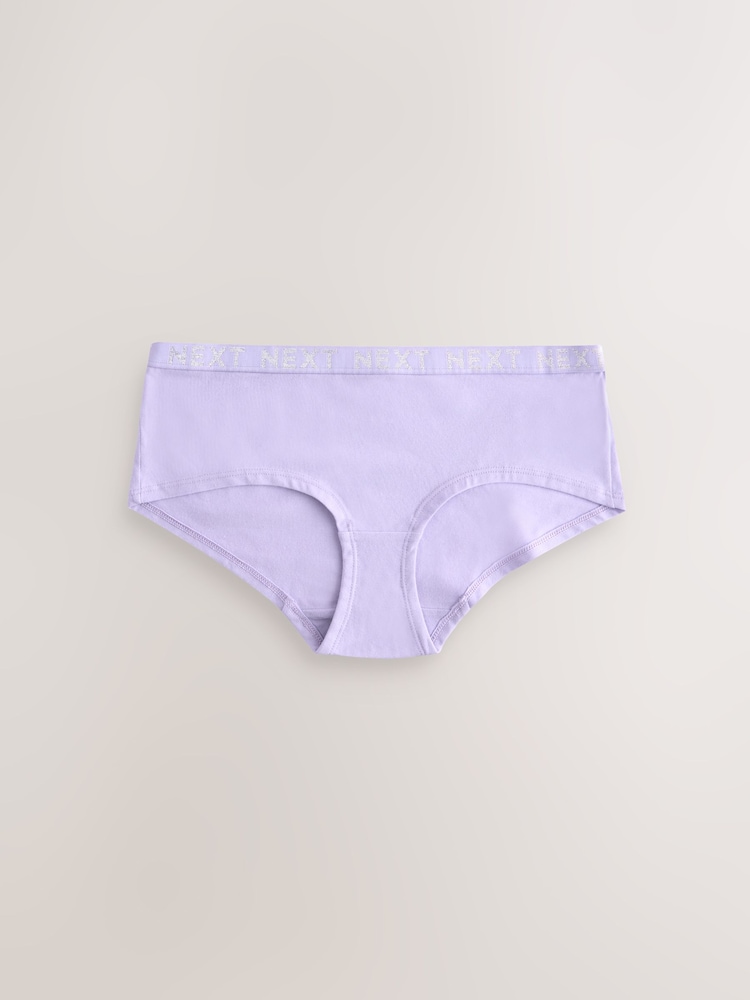 Pastel Short Logo Knickers 4 Pack - Image 6 of 10