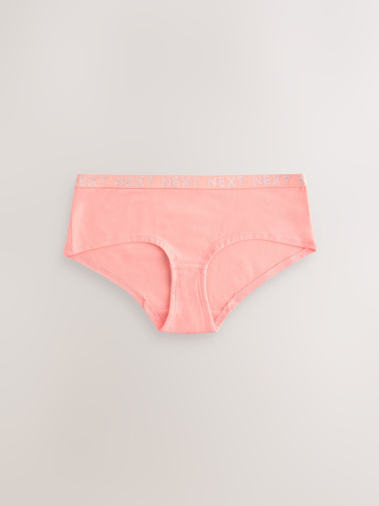 Pastel Short Logo Knickers 4 Pack - Image 8 of 10