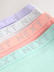 Pastel Short Logo Knickers 4 Pack - Image 9 of 10