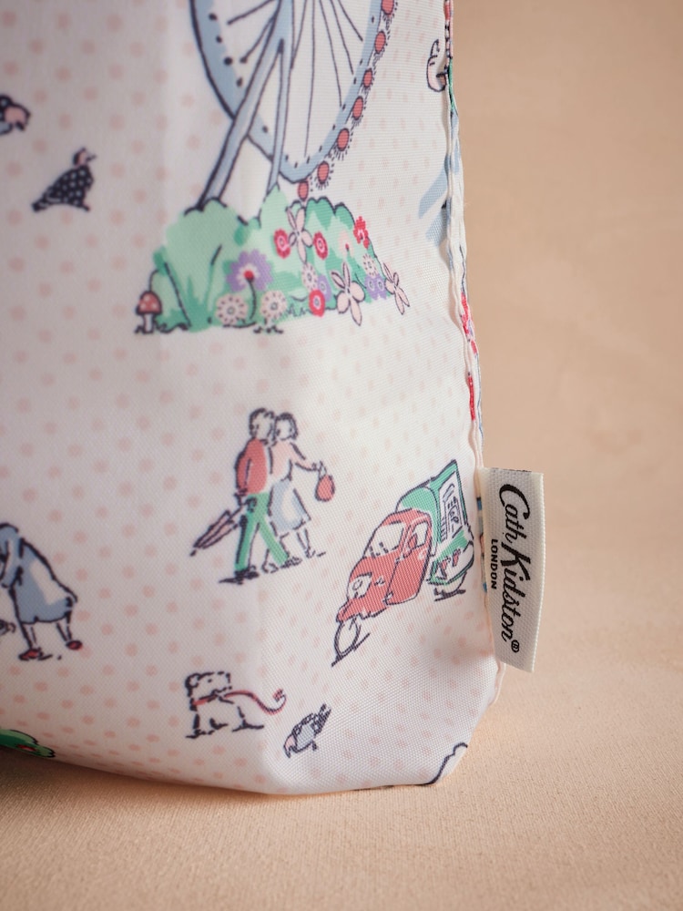 Cath Kidston Ecru Lovely London Foldaway Shopper Bag - Image 2 of 4