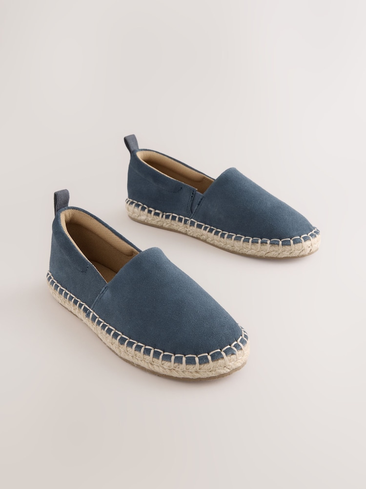 Blue Standard Fit (F) Espadrilles - Image 1 of 5